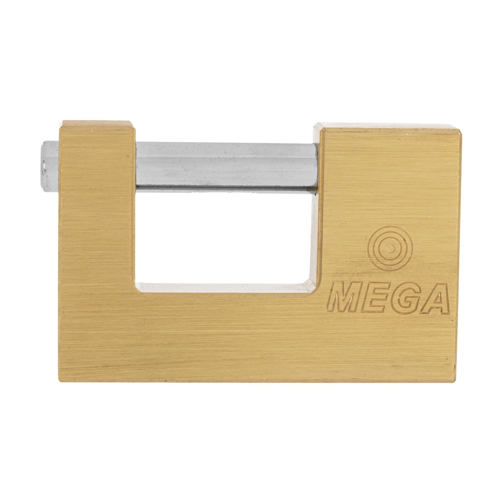 Close Shackle Brass Padlock 65 mm. Shackle Chrome Plated, Hardened 10 mm Dia, Dist. 20 mm. - 2