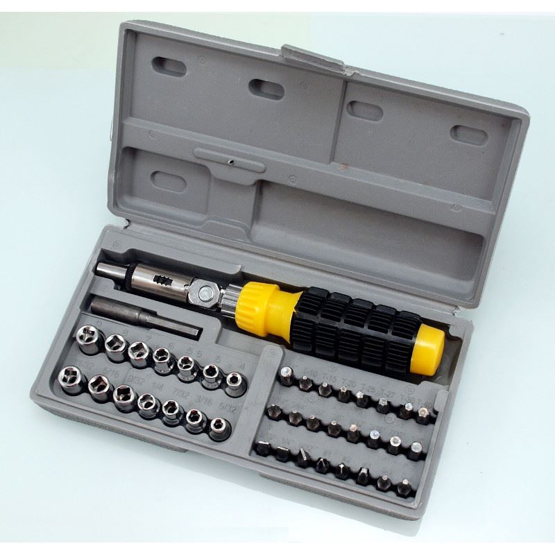 Beast Set med skruvmejsel, skruvmejsel + SOCKETS och TORX