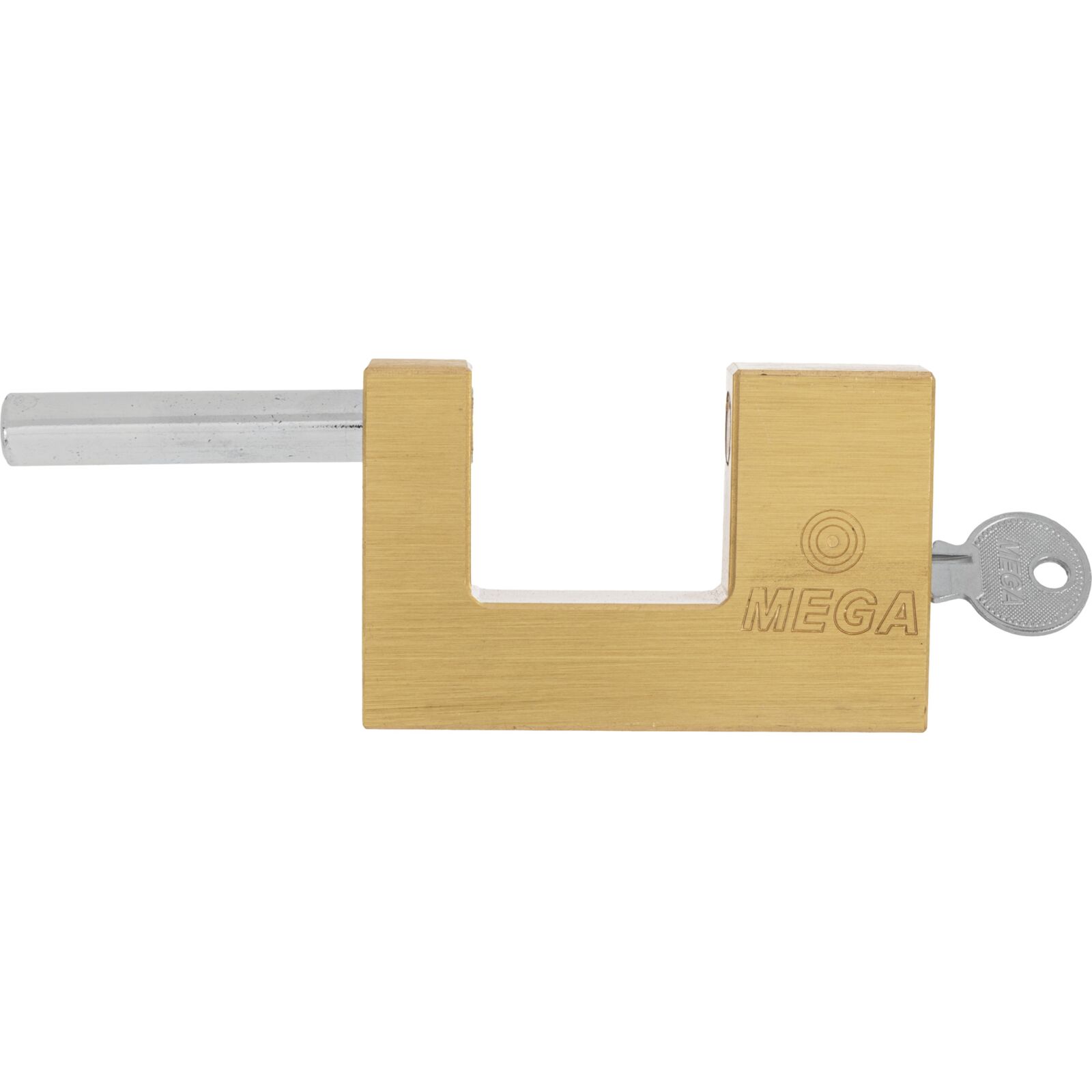 Close Shackle Brass Padlock 75 mm. Shackle Chrome Plated, Hardened 12 mm Dia, Dist. 24 mm. P - 5