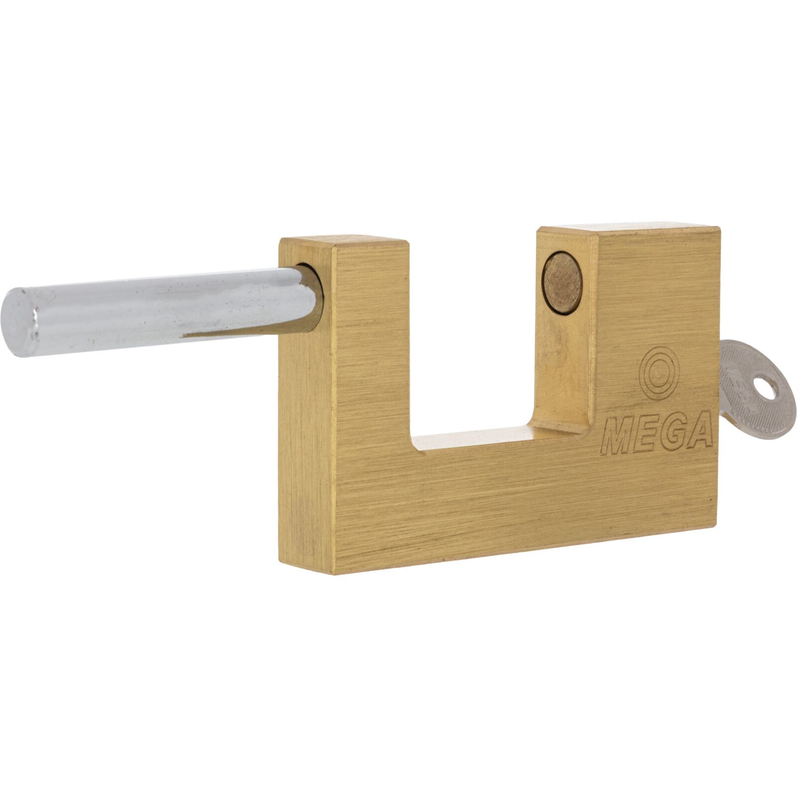 Close Shackle Brass Padlock 90 mm. Shackle Chrome Plated, Hardened 12 mm Dia, Dist. 35 mm. - 5