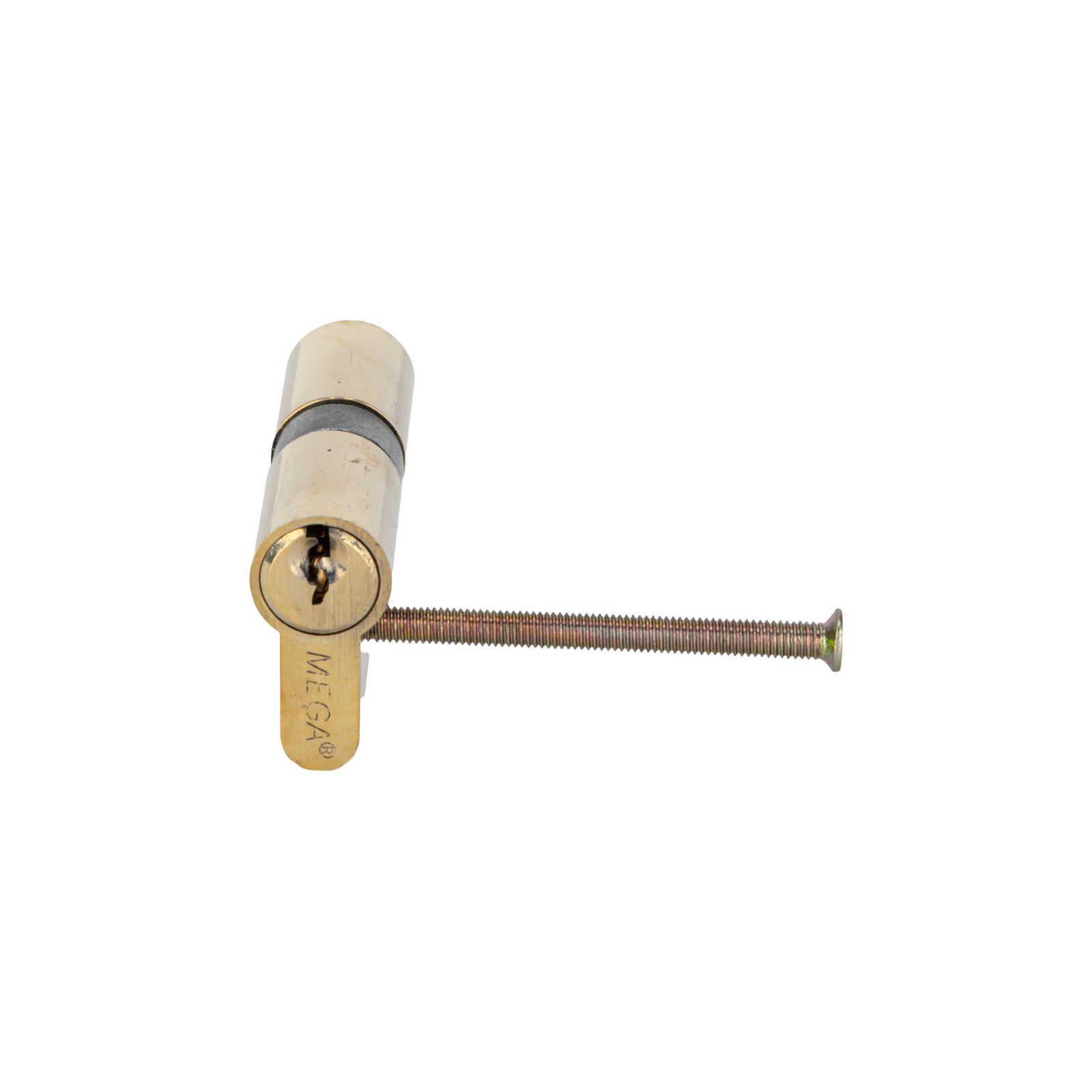 Brass Lock Cylinder 62 mm , 3 Keys - 4