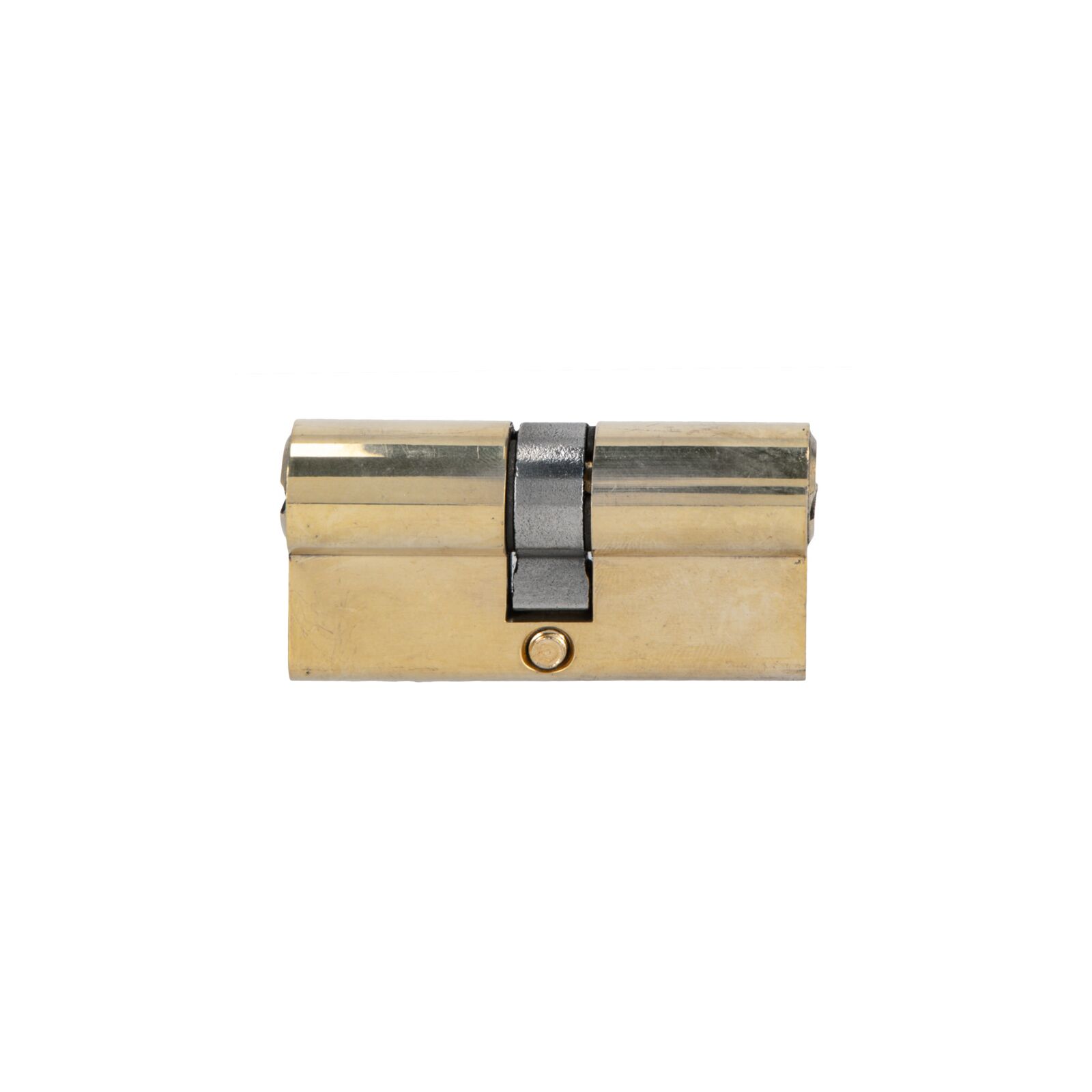Brass Lock Cylinder, Symmetrical - 62 mm. 6 Special Security Type Keys. Lång Brass Screw 64 mm. - 2