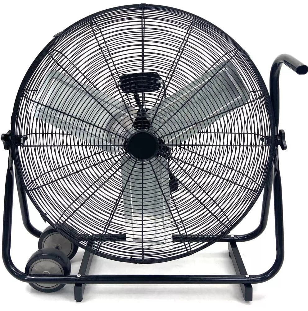 Industrifläkt Golvfläkt 65 cm 180 W 9600 m³/h Steglös justering, Metall