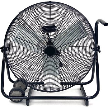 Industrifläkt Golvfläkt 65 cm 180 W 9600 m³/h Steglös justering, Metall