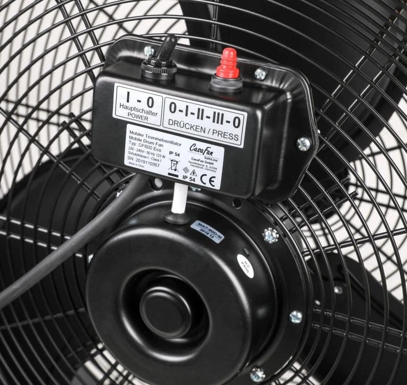 Trumfläkt 60 cm Industri Golvmodell 123 W 13000 m³/h IP54 360° Casa Fan - 3