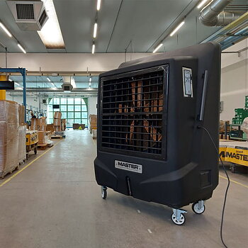 Förångningskylare Industri 22000 m³/h 800 W 120 l Tank Flyttbar Master