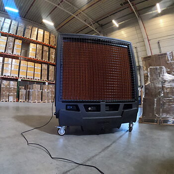 Förångningskylare Industri 30000 m³/h 1050 W 200 l Tank Flyttbar Master