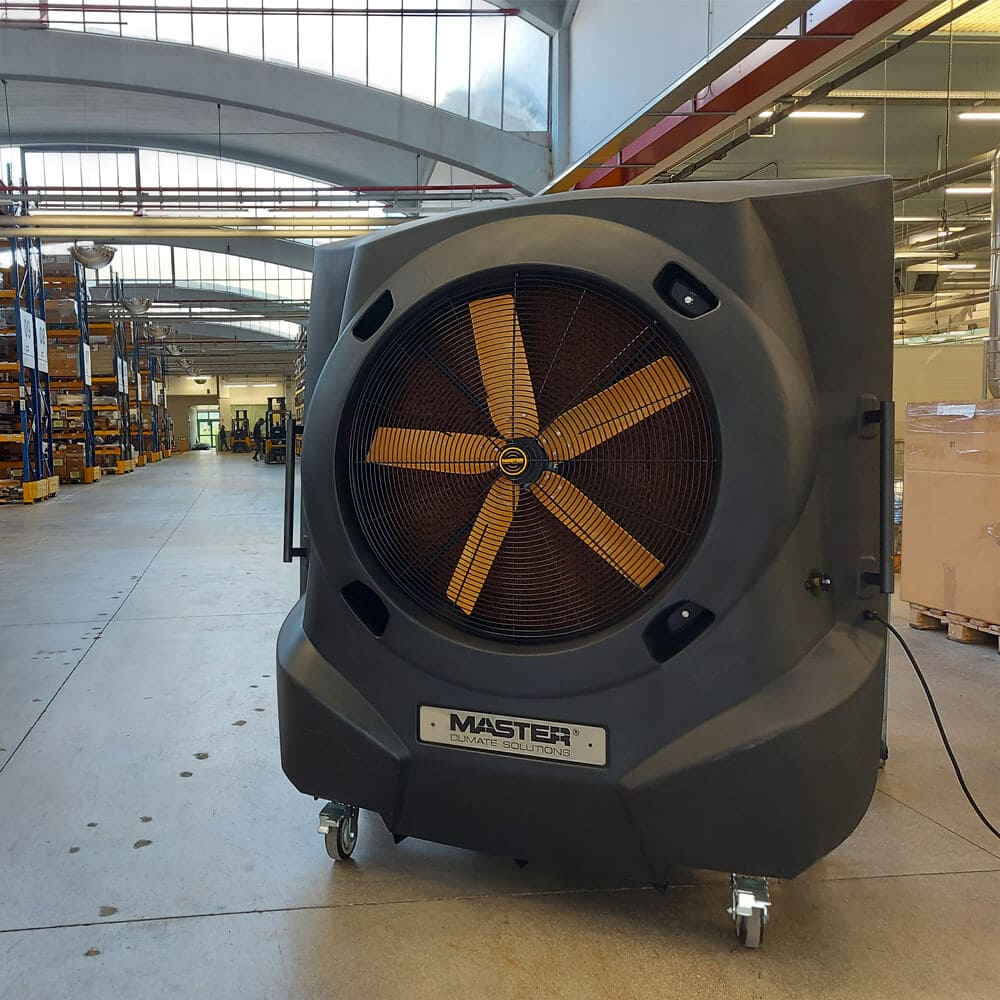 Förångningskylare Industri 30000 m³/h 1050 W 200 l Tank Flyttbar Master - 3