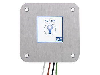 Timer switch 12/24 V, försänkt