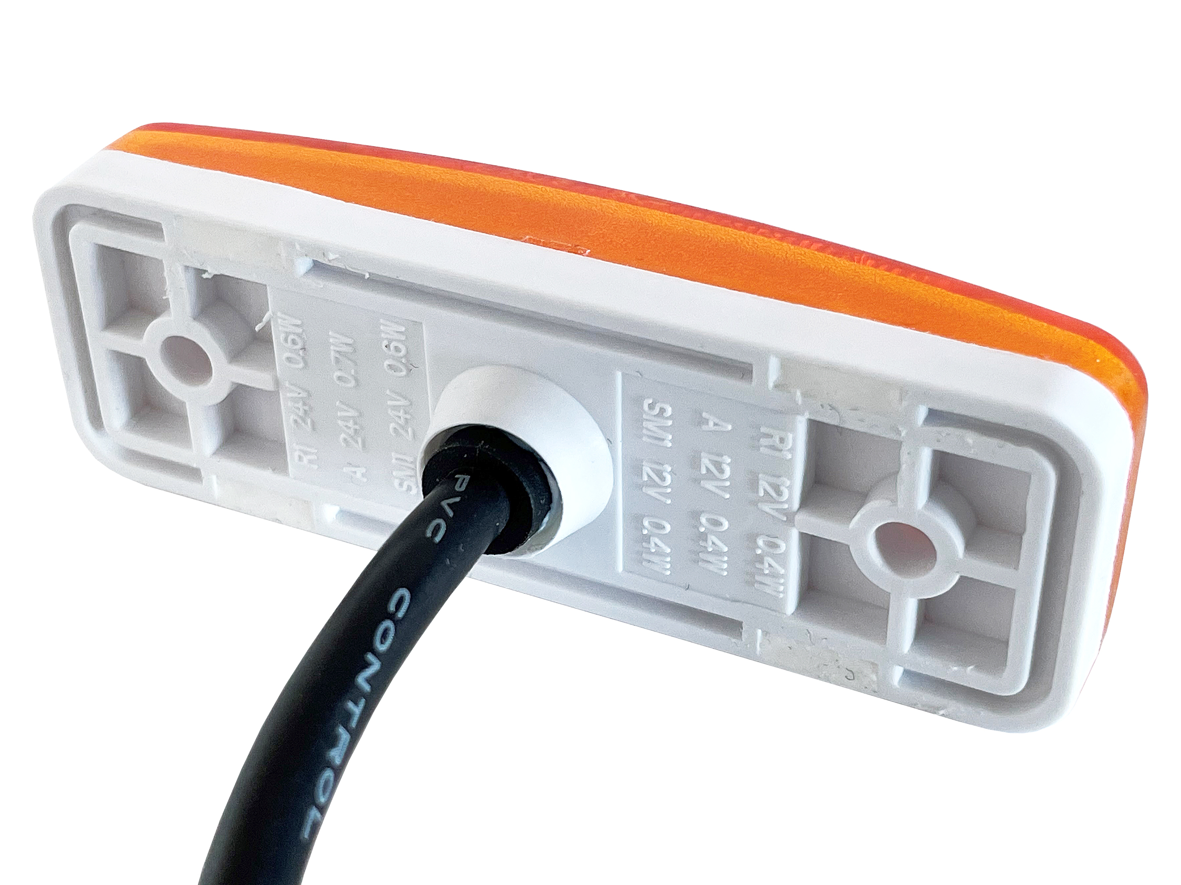 Positionslampa orange LED 10-30 V 2,5 m - 3
