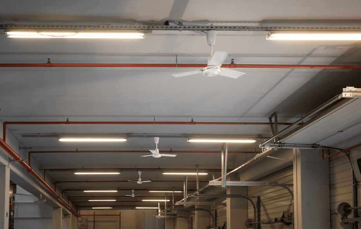 Takfläkt Industri Destratifikator 140 cm 41600 m³/h 110W, upp till 350 m², Master - 5
