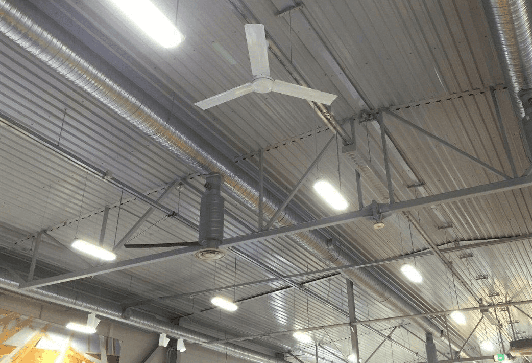 Takfläkt Industri Destratifikator 140 cm 41600 m³/h 110W, upp till 350 m², Master - 4