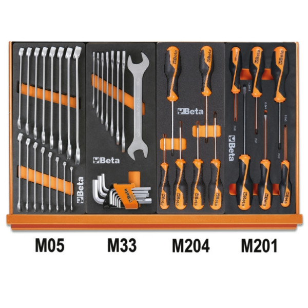Verktygssats 90 Delar Universell med EVA-insats, BETA Tools - 3