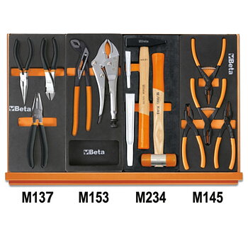 Verktygssats 90 Delar Universell med EVA-insats, BETA Tools