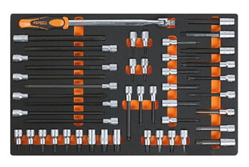 Komplett Hylssats 1/43/81/2 Tum, 116 Delar, Skuminsats, BETA Tools