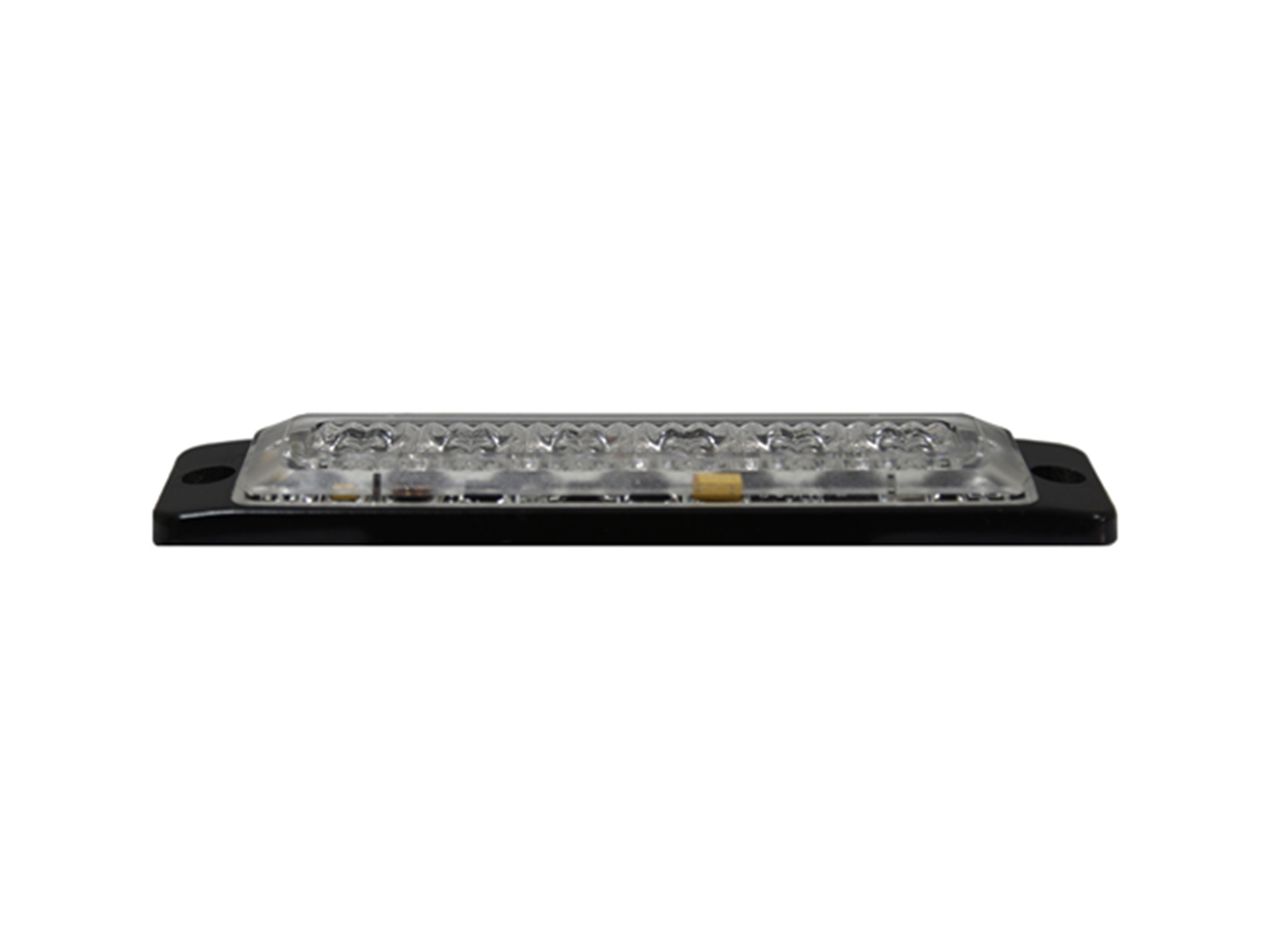 Blixtljus Slim 12-24 V, 6 LED, gul, R65 planmontage – 4 st - 2