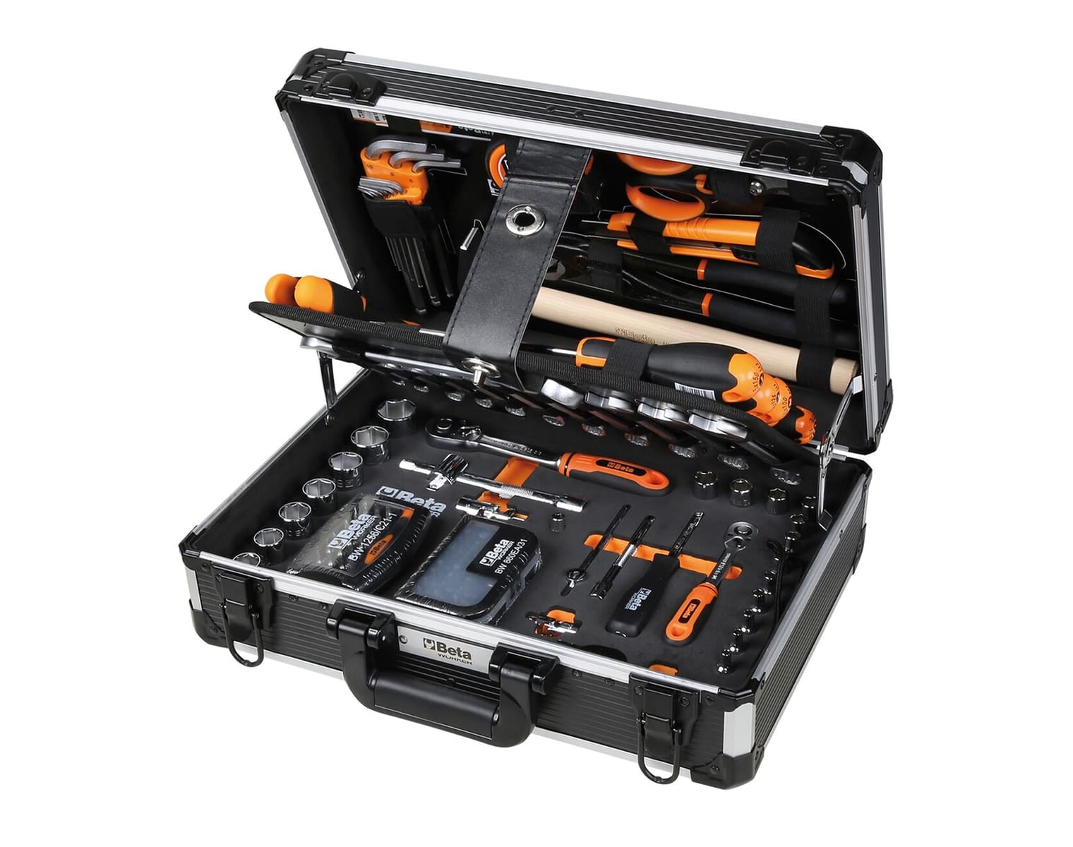 Verktygsväska 128 Delar, Kombinationsnycklar, Sexkantnycklar, Tänger, BETA Tools