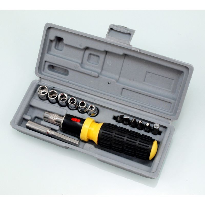 Beast Skruvmejsel med bits, hylsor, TORX, sats 14 delar