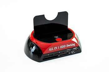 Dockningsstation all-in1, SATA HDD One Touch Backup, USB2 / ESATA, USB minnesadapter