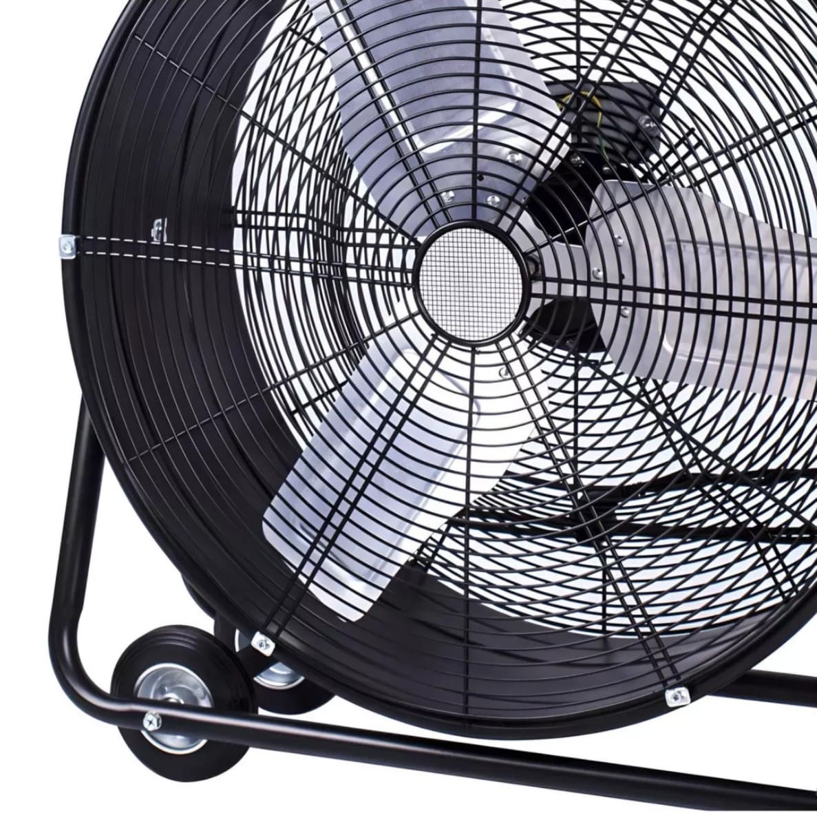 Industrifläkt Golvfläkt 90 cm 350 W 13500 m³/h 3 Hastigheter Metall - 4