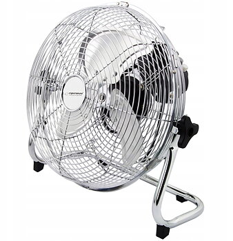 Övriga 3 Cirkulationsfläkt Golvfläkt 50 cm 110 W Krom Metall 3 Hastigheter