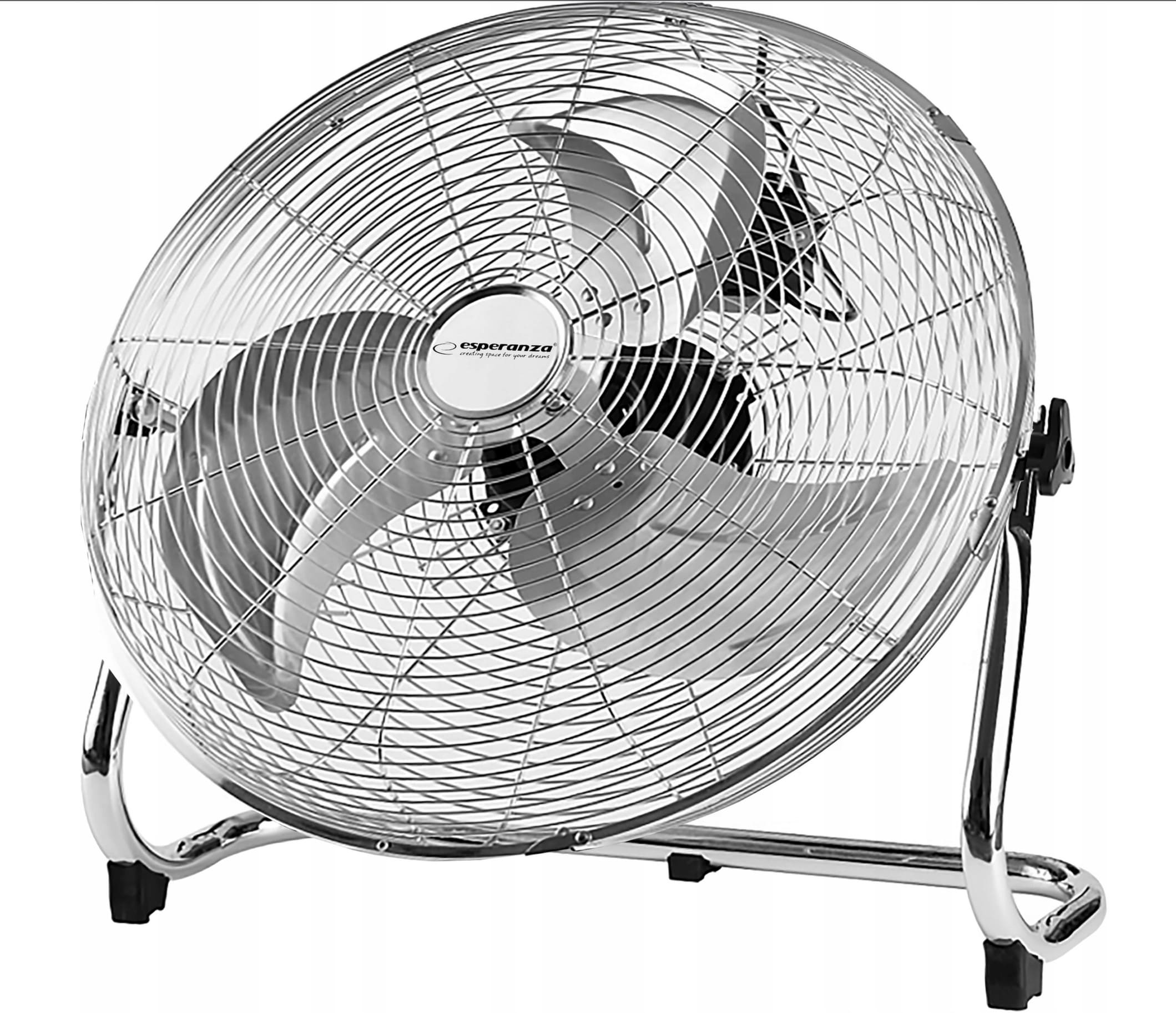 Övriga 3 Cirkulationsfläkt Golvfläkt 50 cm 110 W Krom Metall 3 Hastigheter - 3