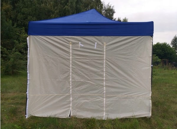 NAMAXA Snabbtält Partytält 3x6m Popup Saxkonstruktion 420D Vattentätt, Tytan - 3 väggar, utan framvägg / Kamouflagemönster - 23