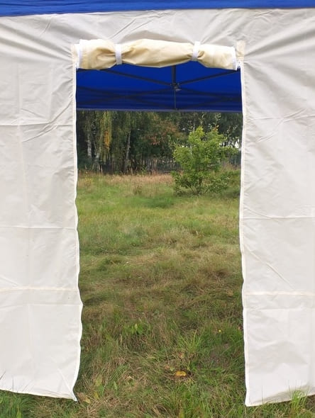 NAMAXA Snabbtält Partytält 3x6m Popup Saxkonstruktion 420D Vattentätt, Tytan - 4 väggar, med dörr / Kamouflagemönster - 26