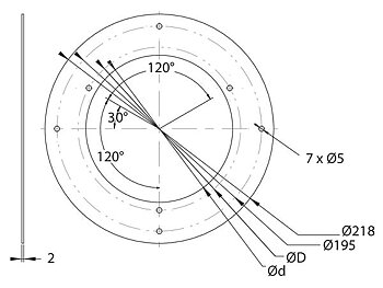 Adapterring 6/8 LED