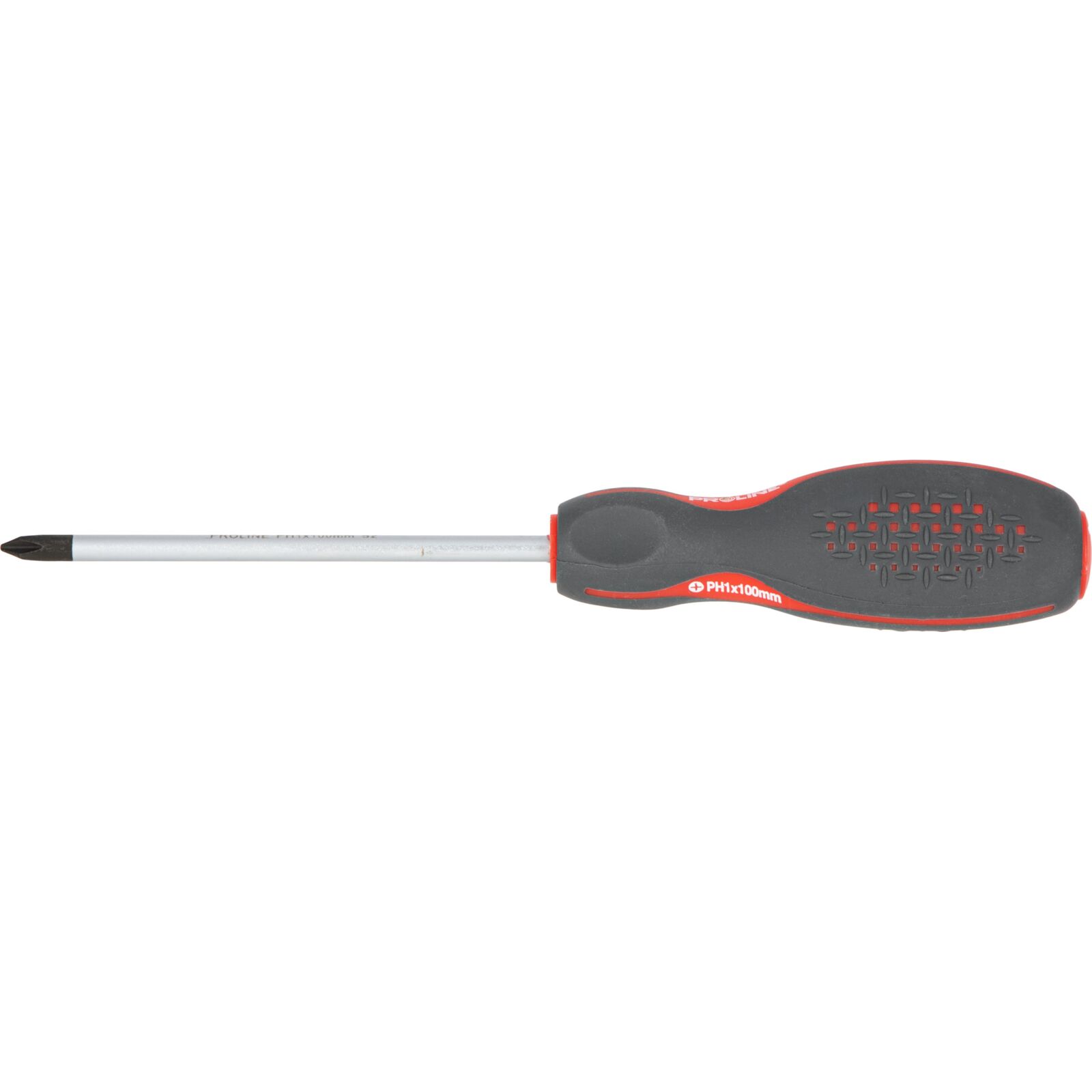 PROLINE TOOLS Phillips Skruvmejsel PH1 x 100 mm, Mjukt Grepp, Proline