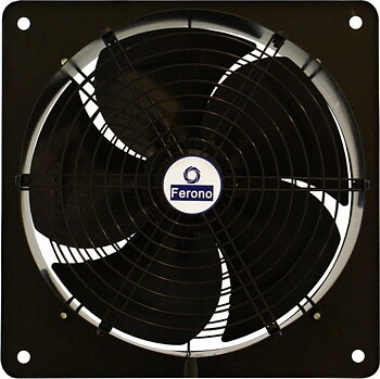Väggmonterad Utsugsfläkt Axial 450mm 190W IP44 5500m³/h 85Pa, Ferono