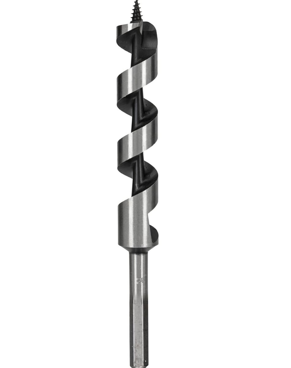 PROLINE TOOLS Extra lång Träborr Spiralträborr 26mm, 230mm lång, Sexkantsfäste med Plastetui, Proline - 2