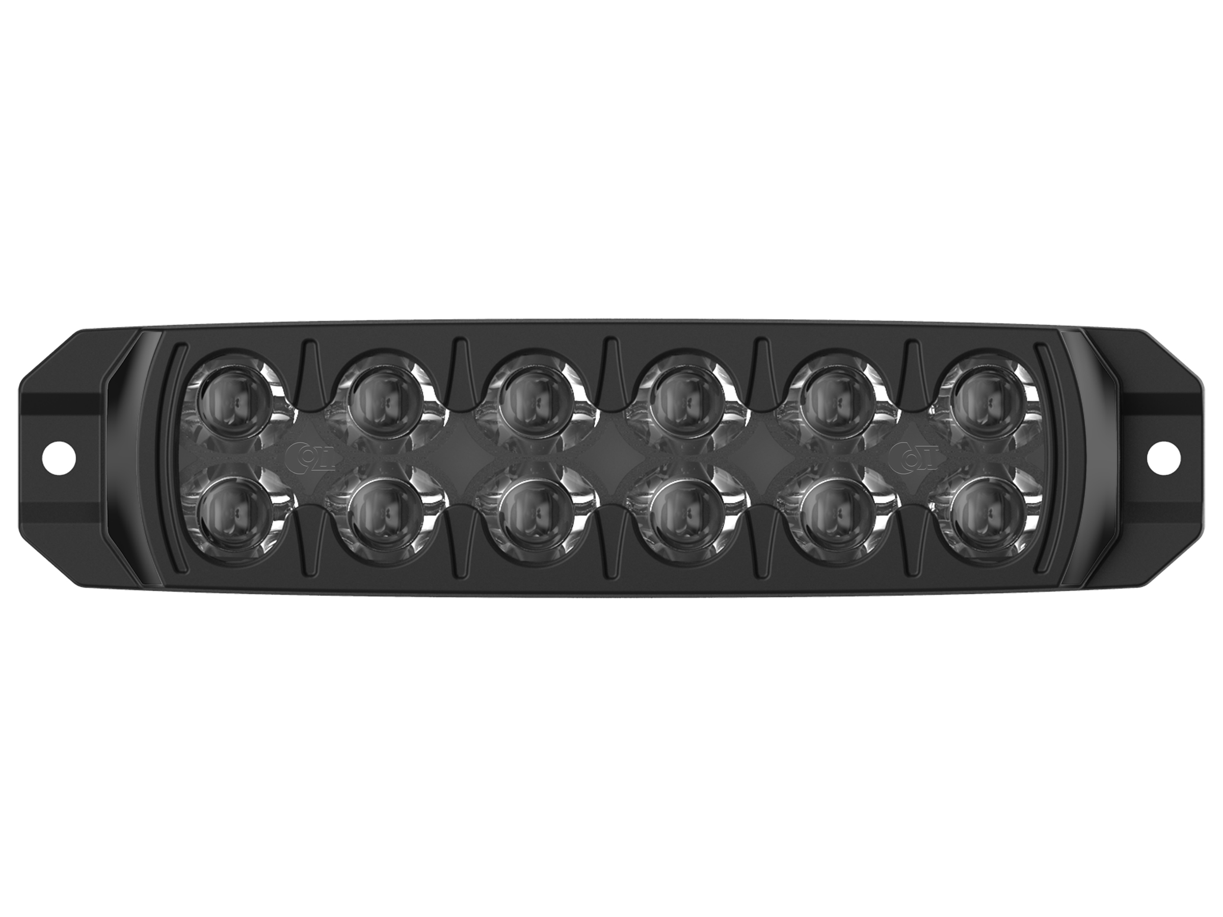 Blixtljus LED orange/blått "F6S" R65 klass 2 2,5 m kabel – 4 st - 3