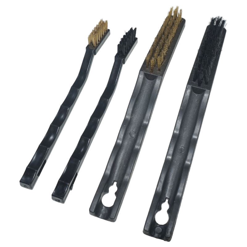 Stål- och nylonborstar set, 2 x 40 mm och 2 x 100 mm, Beast