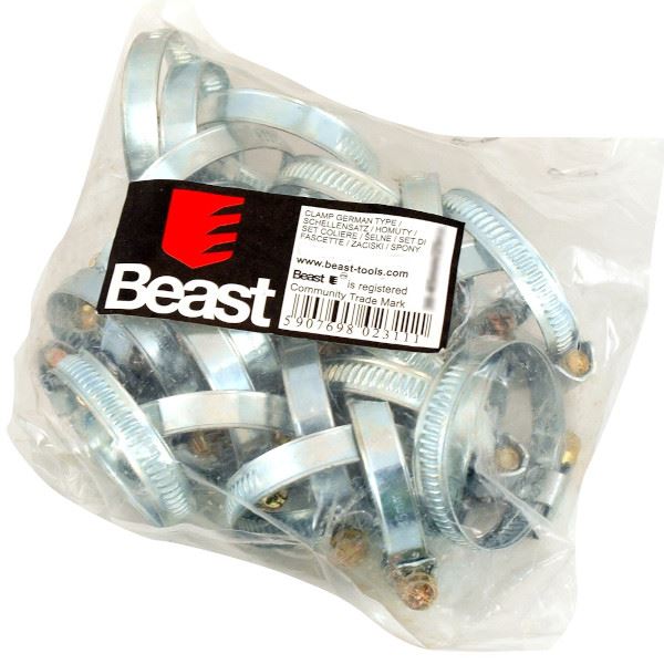 Beast Slangklämmor utan steg, 100 stycken