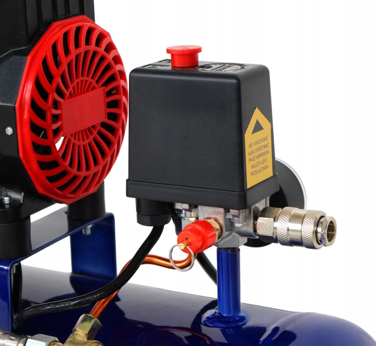 KRAFT&DELE Kompressor Oljefri 30L 1500W 285 l/min Tyst Verkstadskompressor - 7