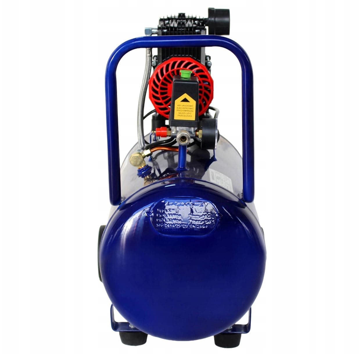 Oljefri Kompressor 50L 1500W 290L/min Tyst 75dB, Kraft&Dele - 3