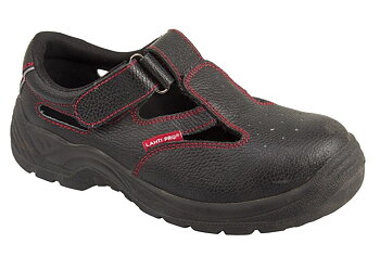 LahtiPro Sandals, Leather, Black, S1 Src , 39 , CE, LAHTI (Skostorlek : 45)