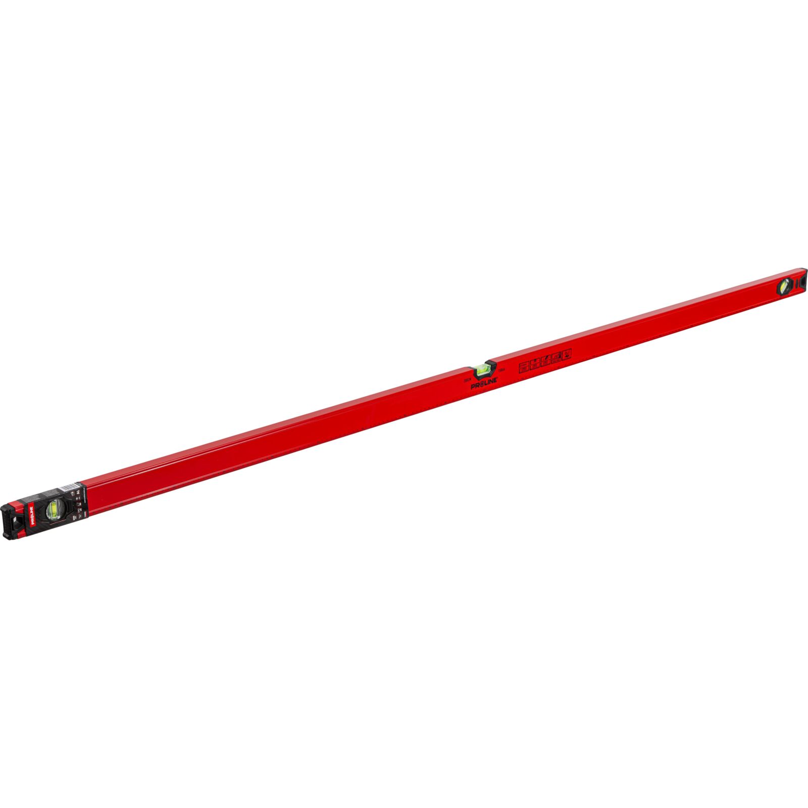 PROLINE TOOLS Vattenpass Standard 200 cm, 3 Libeller, 1 mm/m Noggrannhet, Proline - 5
