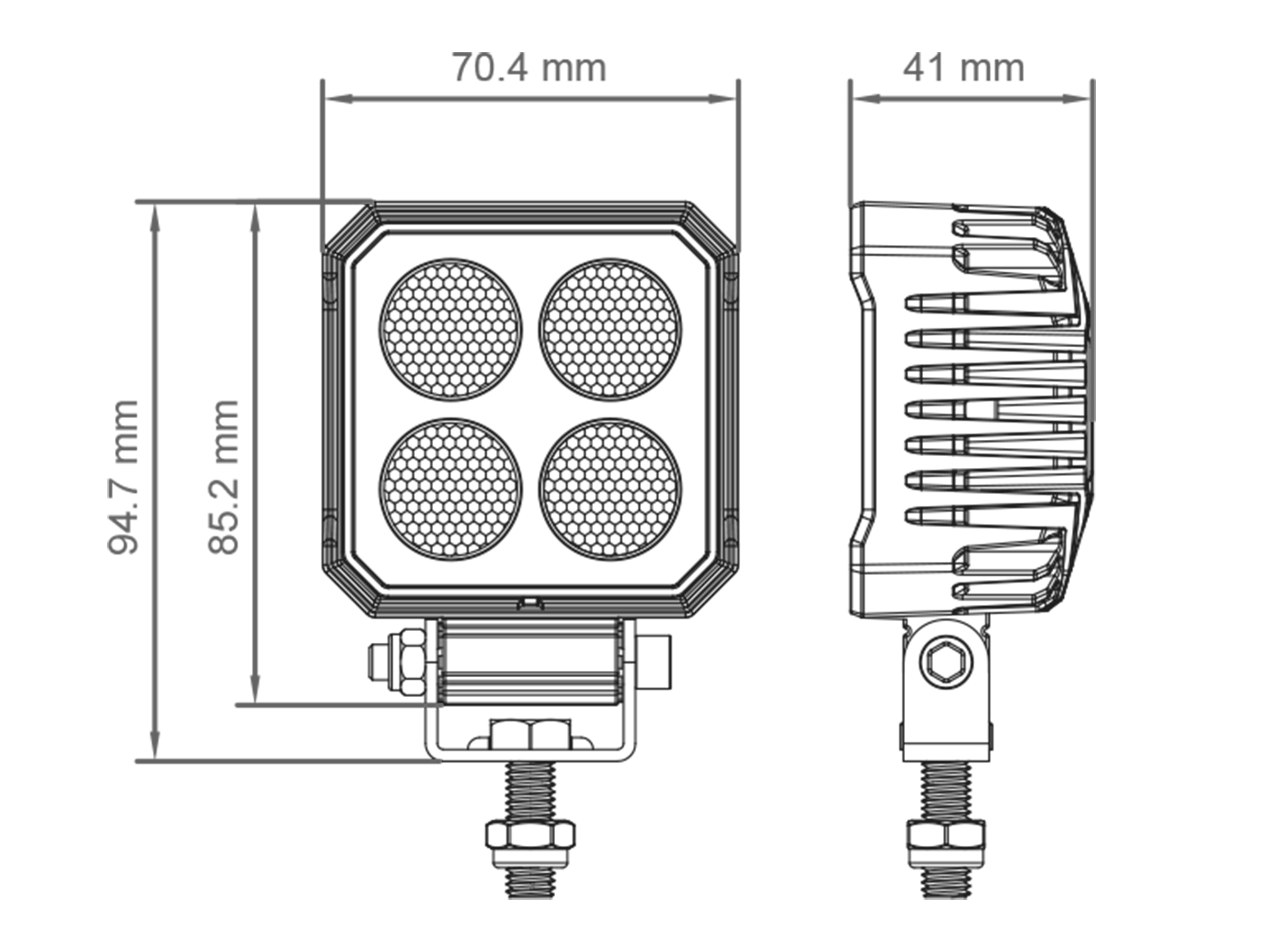 BriodLights Enrich Arbetslampa bred 2200 lm R23, R148 – 50 st - 5