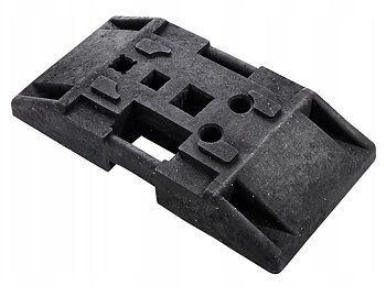 Gummibas för Skyltar och Avstängningsmaterial 28kg Universell Hålbild