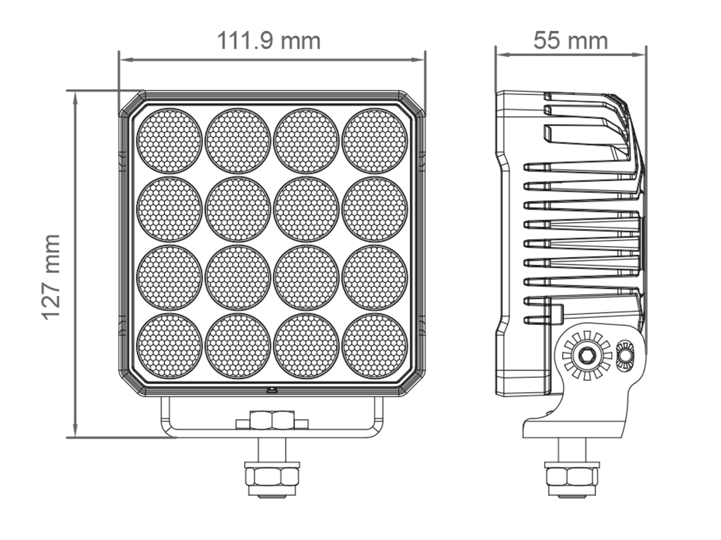 Briodlights Enrich Arbetslampa bred 7400 lm – 50 st - 5
