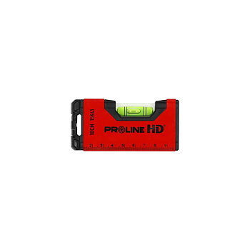 PROLINE TOOLS HD Miniatyrvattenpass Fräst Aluminium 0, 5 mm/m Magnetisk 10 cm, Proline HD