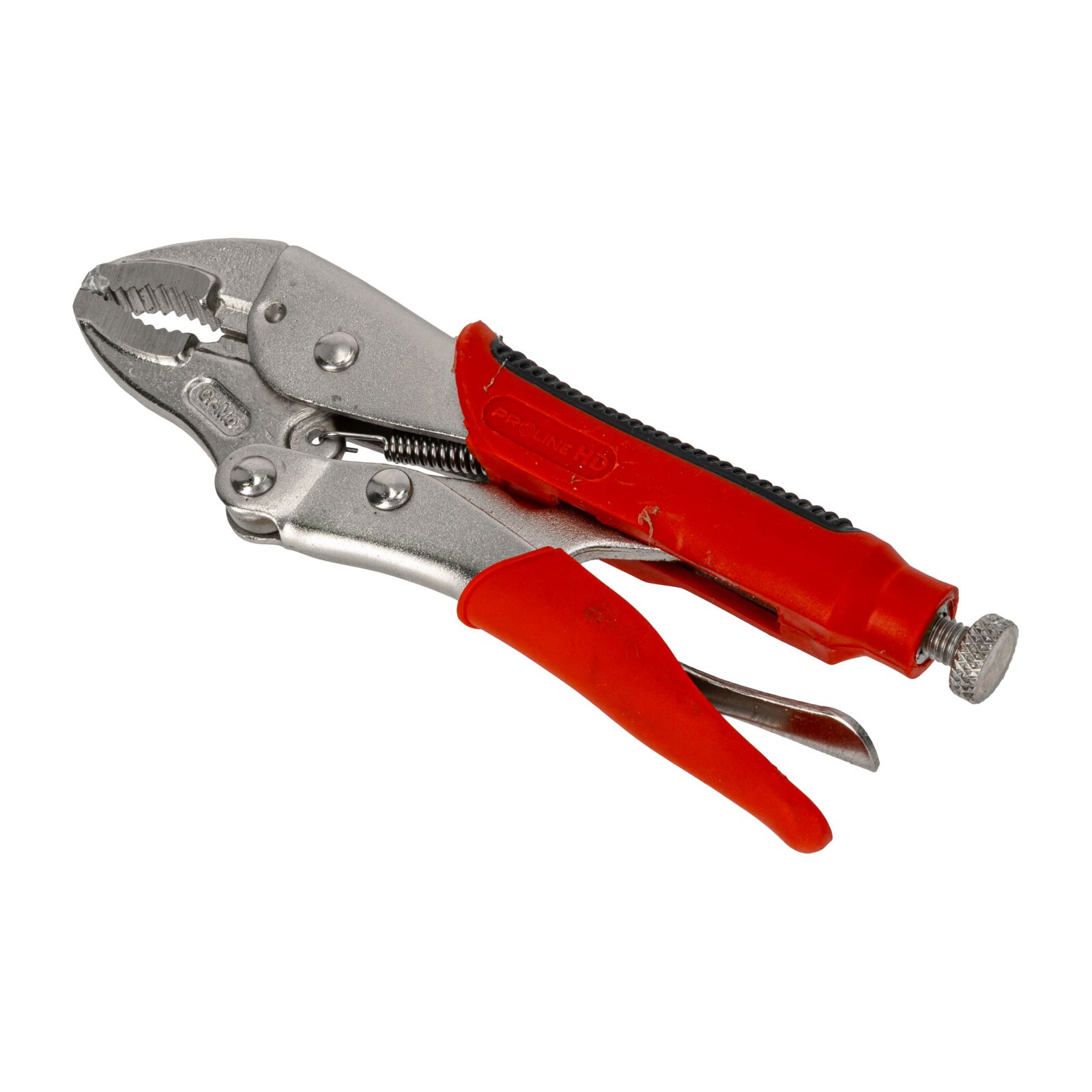 PROLINE TOOLS Låstång 180 mm, Rundkäkar, Gummerade Greppytor, Proline - 5