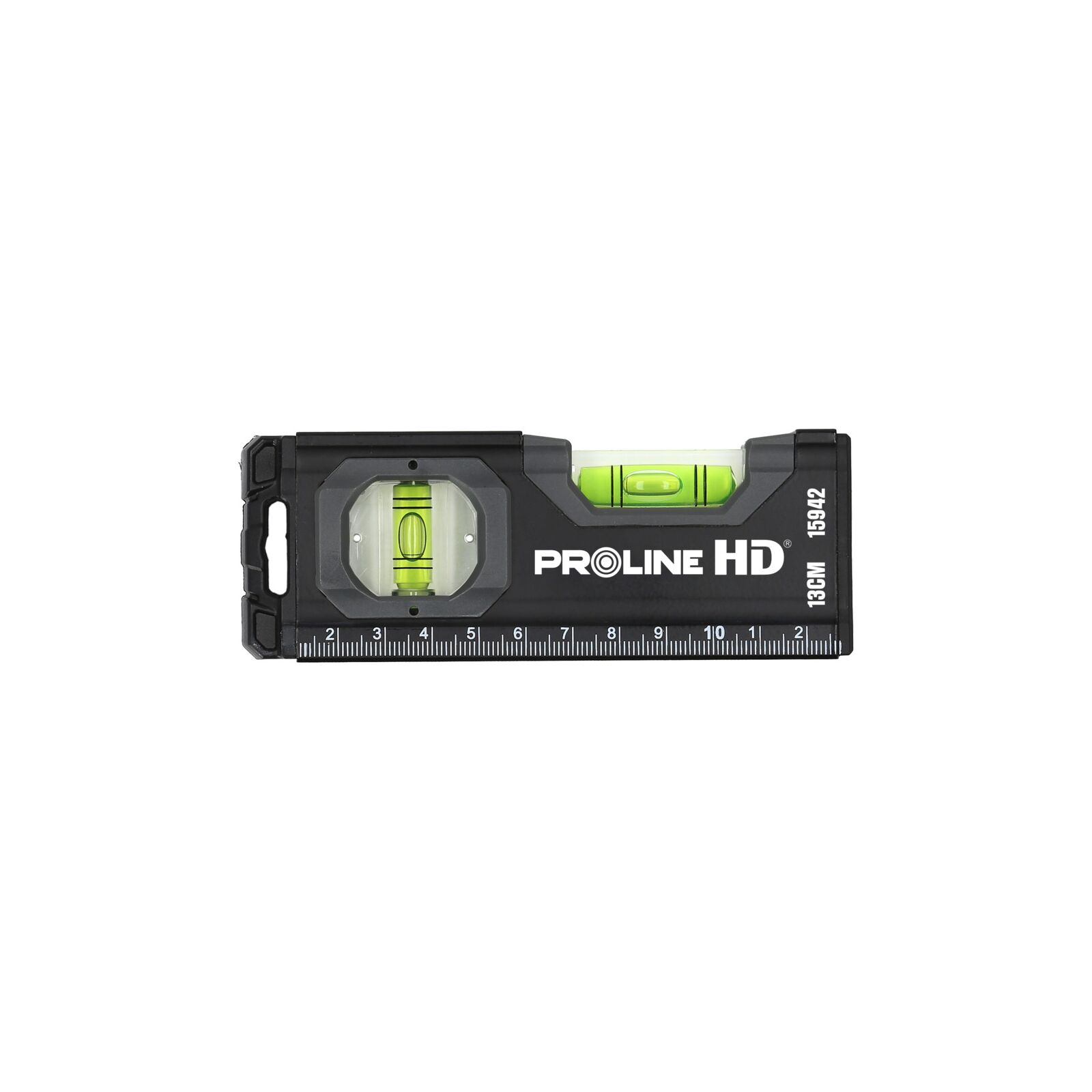 PROLINE TOOLS HD Miniatyrvattenpass Fräst Aluminium 0, 5 mm/m Magnetisk 13 cm, Proline HD
