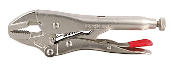 PROLINE TOOLS Låstång 180 mm, Platt Käftgrepp, Proline