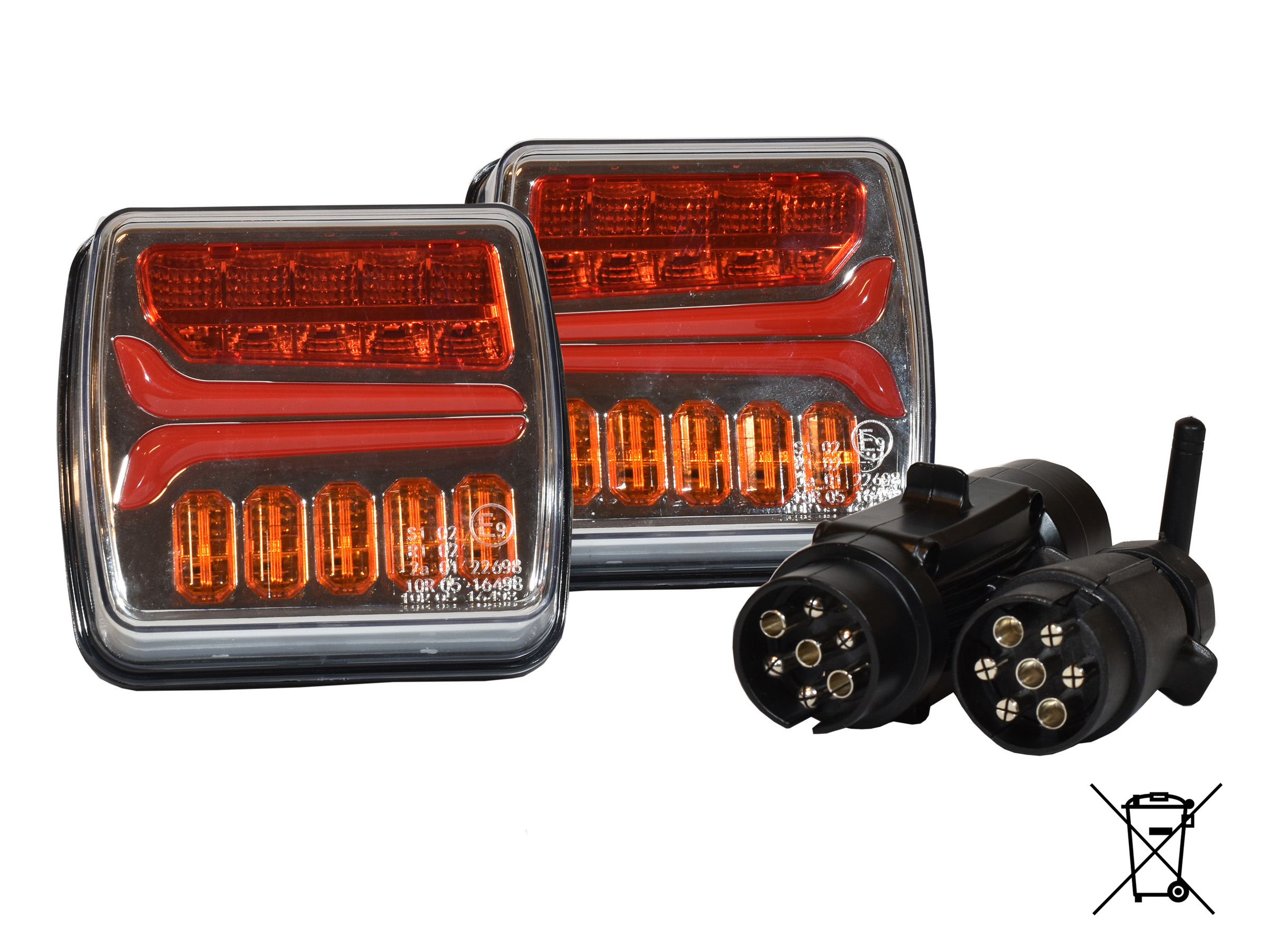BriodLights Trådlöst trailerkit 24 V