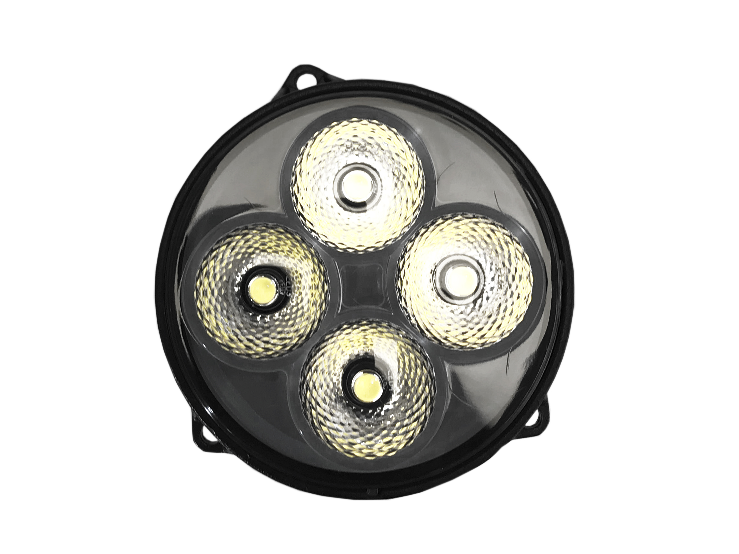Traktorlampa Case IH rund
