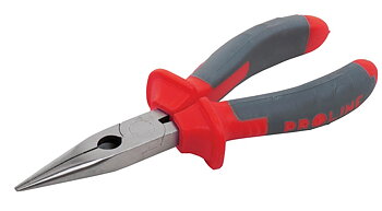 PROLINE TOOLS Flacktång 160 mm rundad käft, Proline