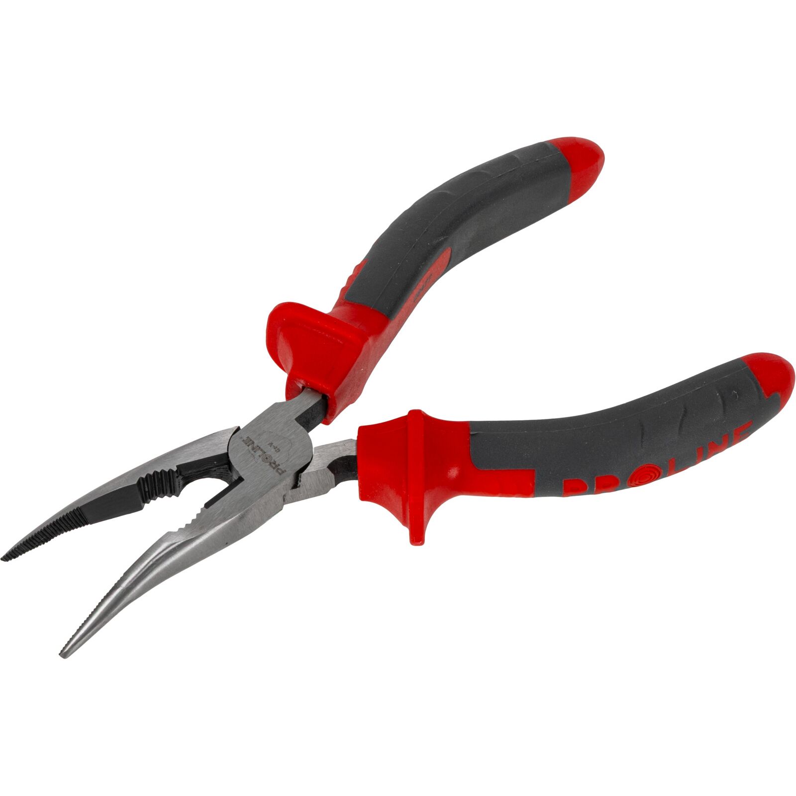 PROLINE TOOLS Flacktång böjd 160 mm, Rundad Käft, Proline - 6